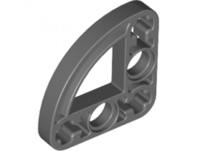 Technic, Liftarm Modified L-Shape Quarter Ellipse Thin 3 x 3