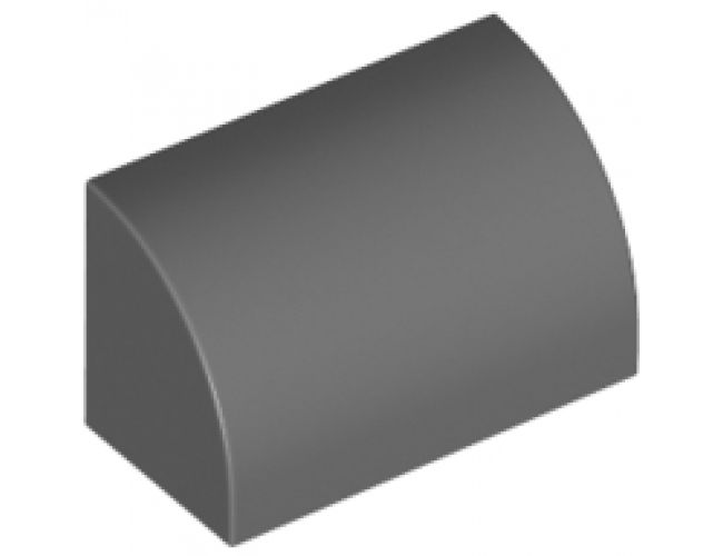 Slope, Curved 1 x 2 x 1