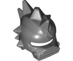 Minifigure, Headgear Helmet Spiked with Flat Chin Protector