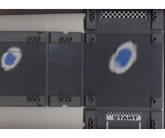 Container Racers Fold-Out Race Track Case 34 x 42 with Ice Rally Pattern (Stickers) - Set 8124