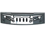 Slope, Curved 4 x 1 Double with Grille and 2 Hydraulic Cylinders Pattern (Sticker) - Set 70223