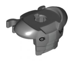 Minifigure, Body Wear Armor Space with Shoulder Protection and 2 Clips with Galaxy Squad Logos and Silver Stripe Pattern