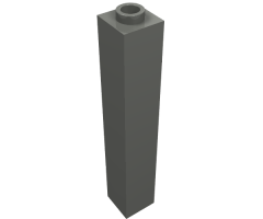 Brick 1 x 1 x 5 - Blocked Open Stud or Hollow Stud