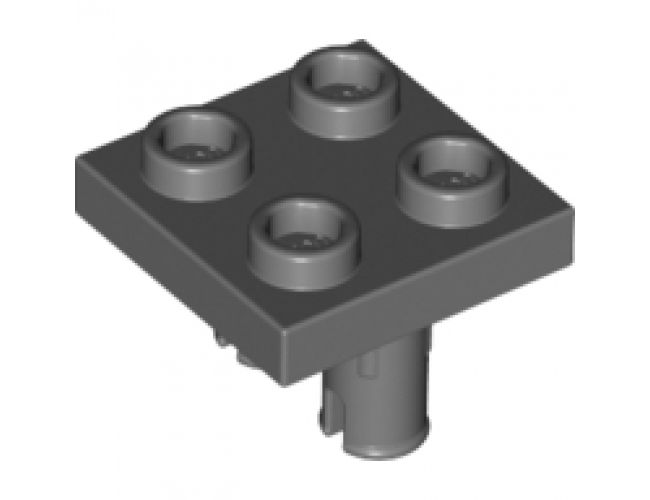 Plate, Modified 2 x 2 with Pins on Bottom