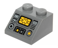 Slope 45 2 x 2 with SW Y-Wing Control Panel Pattern (Sticker) - Set 75172