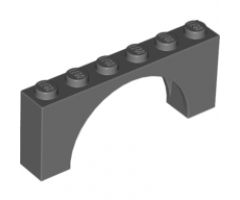 Arch 1 x 6 x 2 - Medium Thick Top without Reinforced Underside