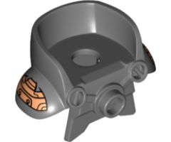 Minifigure, Body Wear Armor Space with Shoulder Protection with Copper Shoulder Plates Pattern