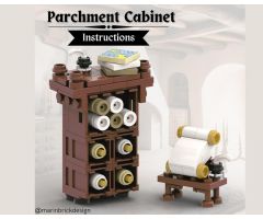 Parchment Cabinet - Lego castle moc