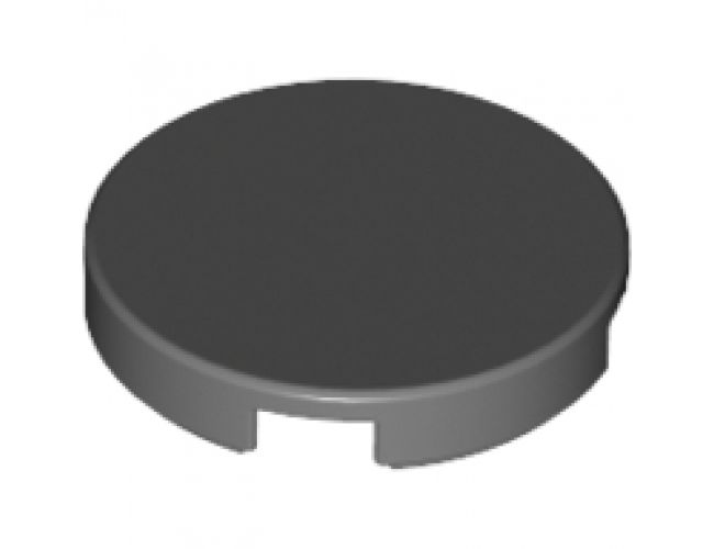 Tile, Round 2 x 2 with Bottom Stud Holder