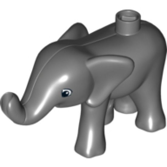 Duplo, Animal Elephant Baby, Walking, Eyes Squared Pattern