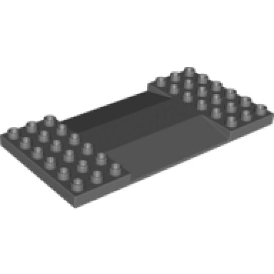 Duplo, Plate 6 x 12 with Center Ramp
