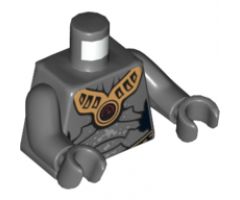 Torso SW Geonosian Zombie Pattern / Dark Bluish Gray Arms / Dark Bluish Gray Hands