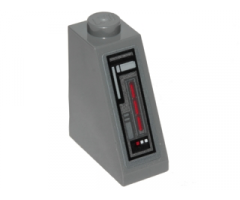 Slope 65 2 x 1 x 2 with SW Control Panel on Front Pattern (Sticker) - Set 75171