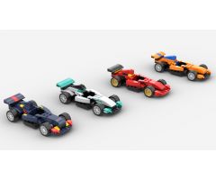 Small F1 Cars (McLaren, Ferrari, Mercedes, Red Bull)