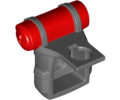 Minifigure, Body Wear Backpack with Red Bedroll Pattern