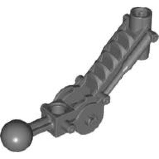 Bionicle Ball Joint 5 x 7 Arm with dual axle hole at 90 degrees