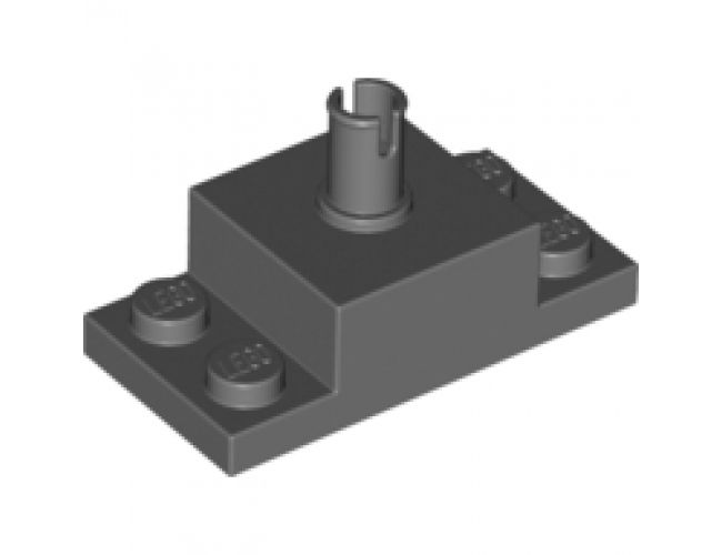 Brick, Modified 2 x 2 with Top Pin and 1 x 2 Side Plates