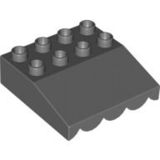 Duplo, Building Roof Sloped 33 4 x 4 with Awning Overhang
