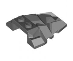 Wedge 4 x 4 Fractured Polygon Top with Light Bluish Gray Facets Pattern