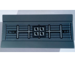 Vehicle Spoiler / Plow Blade 6 x 3 with Hinge with SW Millennium Falcon Radar Pattern (Sticker) - Set 75105