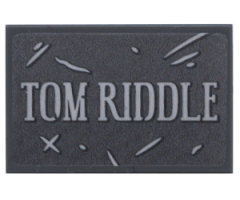 Tile 2 x 3 with 'TOM RIDDLE' Pattern (Sticker) - Set 75965