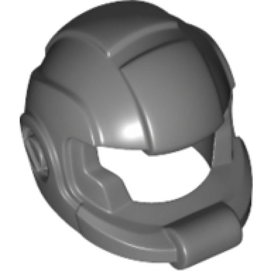 Minifigure, Headgear Helmet Space with Open Visor Large