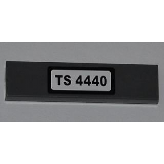 Tile 1 x 4 with 'TS 4440' Pattern (Sticker) - Set 4440