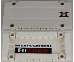 Technic, Panel Plate 5 x 11 x 1 with World Racers Team Extreme Logo on Outside and Black and Red 'FuZone' on Inside Pattern Model Right Side (Stickers) - Set 8864