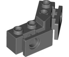 Technic, Brick 1 x 2 - 1 x 2 Angled with Bumper Holder, Open Front