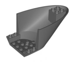 Aircraft Fuselage Curved Aft Section 6 x 10 Bottom