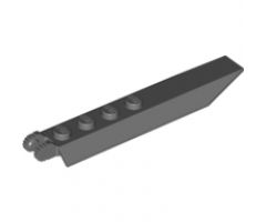 Hinge Plate 1 x 8 with Angled Side Extensions, 9 Teeth and Rounded Plate Underside