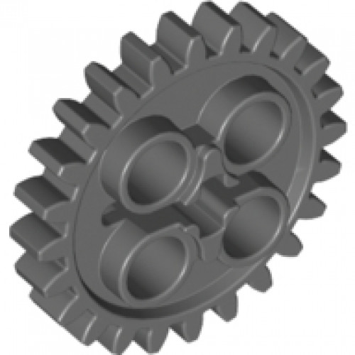 Technic, Gear 24 Tooth (2nd Version - 1 Axle Hole)
