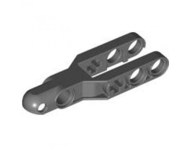 Technic, Steering Arm 6 x 2 with Tow Ball Socket Rounded, Chamfered