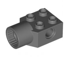 Technic, Brick Modified 2 x 2 with Pin Hole, Rotation Joint Socket