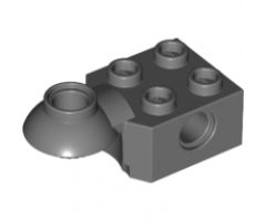 Technic, Brick Modified 2 x 2 with Pin Hole, Rotation Joint Ball Half (Horizontal Top)