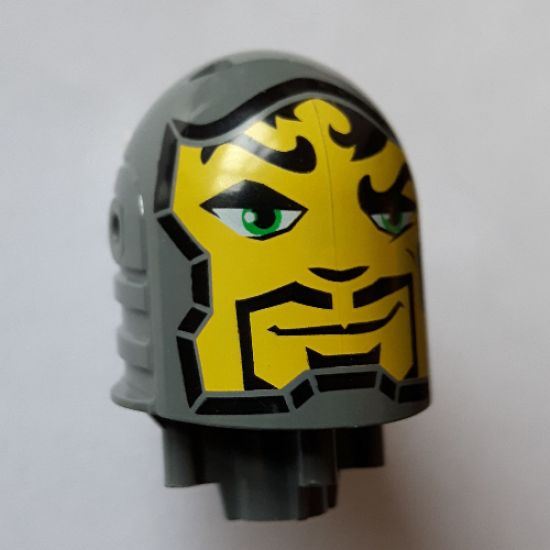 Large Figure Part Head with Rascus Pattern