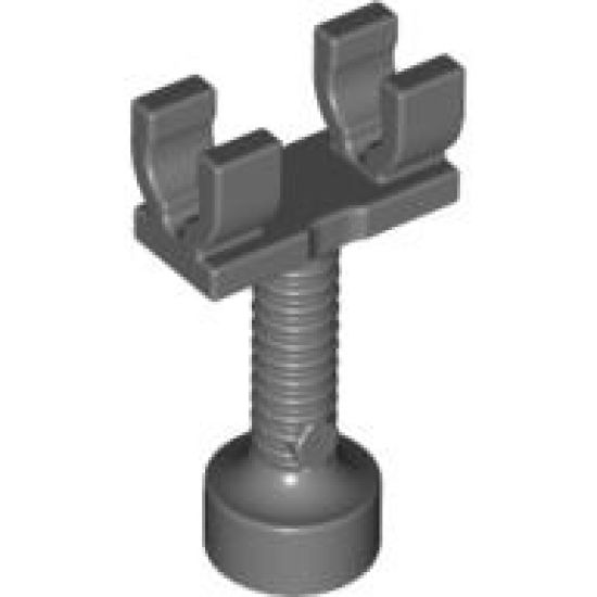 Bar 2L with 2 Clips and Top Stud Receptacle (Skeleton Leg Dementor Stand)