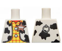Torso Western Outfit Male with Sheriff Star Pattern (Woody)