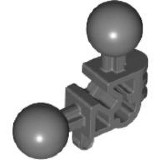 Bionicle Ball Joint 3 x 3 x 2 90 Degree with 2 Ball Joint and Axle Hole