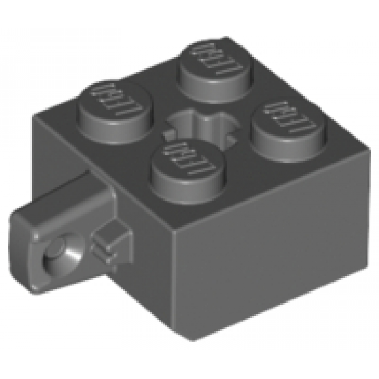 Hinge Brick 2 x 2 Locking with 1 Finger Vertical and Axle Hole (+ Shape)