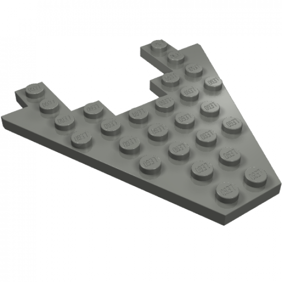 Wedge, Plate 8 x 8 with 3 x 4 Cutout