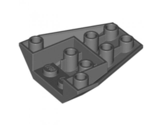 Wedge 4 x 4 Triple Inverted with Connections between 2 Studs