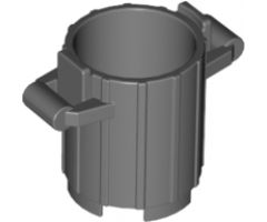Container Trash Can with 2 Cover Holders