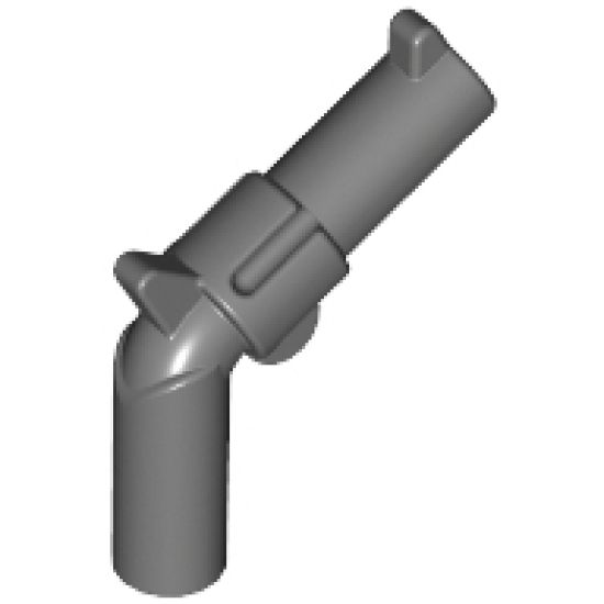 Minifigure, Weapon Gun, Pistol Revolver - Large Barrel