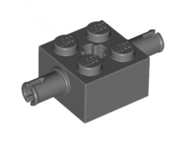 Brick, Modified 2 x 2 with Pins and Axle Hole