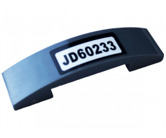 Slope, Curved 4 x 1 Double with License Plate 'JD60233' Pattern (Sticker) - Set 60233