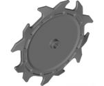 Technic Circular Saw Blade 9 x 9 with Frictionless Axle Hole and Teeth in Alternating Directions