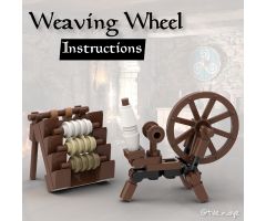 WEAVING WHEEL - CASTLE/MEDIEVAL THEME