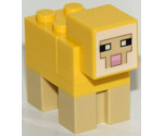 Minecraft Sheep, Yellow - Brick Built