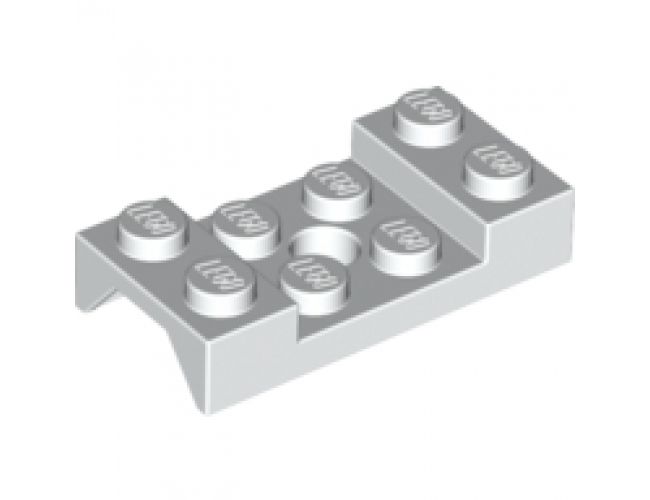 Vehicle, Mudguard 2 x 4 with Arch Studded with Hole